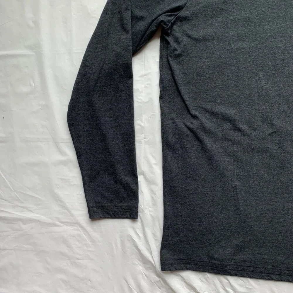 Levi's Henley T Shirt Top Mens‎ 2XL Gray Thermal Long Sleeve Casual Outdoor NEW